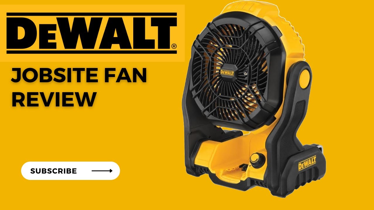 DeWalt Jobsite Fan Unboxing & Review YouTube
