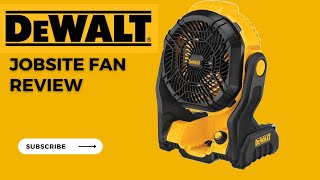 DeWalt Jobsite Fan Unboxing & Review