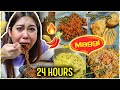 I Only Ate MAGGI for 24 HOURS Challenge!! *pray for my stomach* | ThatQuirkyMiss