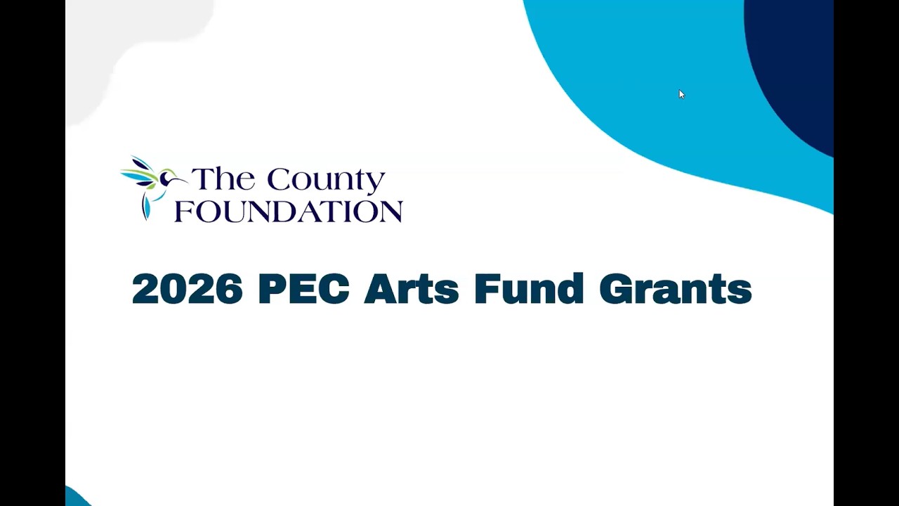 PEC Arts Fund Webinar 2026