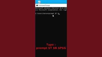 How To Add Time In front of cmd name #shortsTech