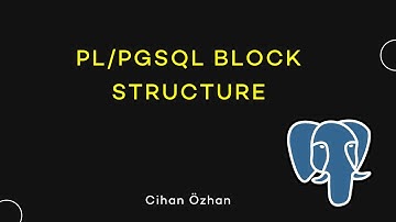 01 - PL/pgSQL Block Structure