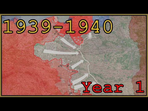 WW2 in animated maps: Sept 1939 - Aug 1940