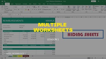 How to work on multiple worksheets in Excel | Excel Tips & Tricks
