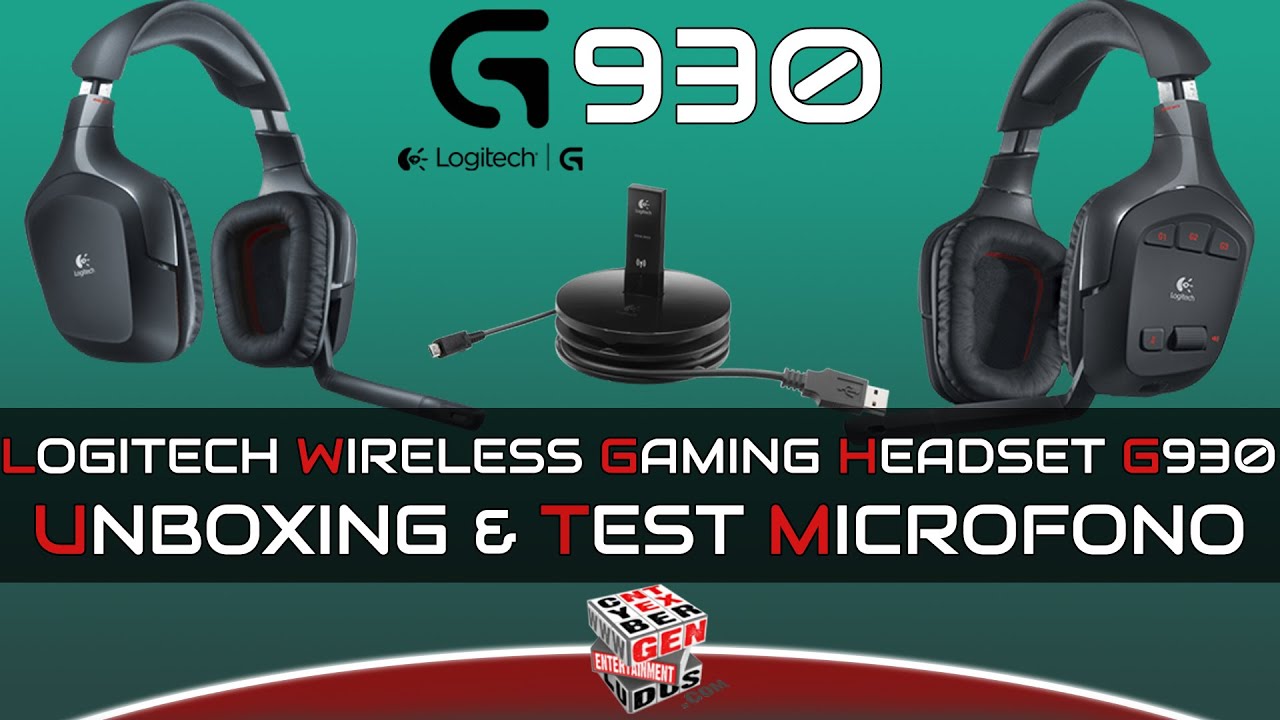 Logitech G930 - Unboxing e test microfono - YouTube