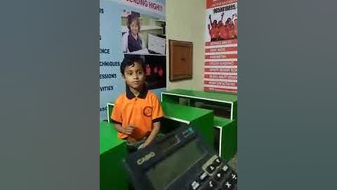 7 yr old Medhansh Bhandari commences his calculative journey after just 4 months at Ascent !