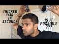 How to apply confidense hair fiber  thicker hair in seconds