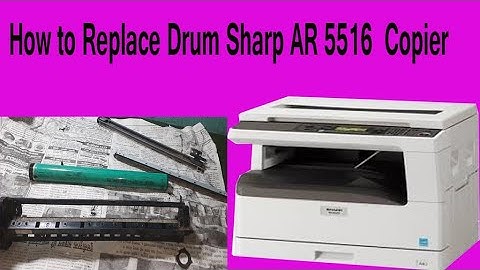 Sharp AR family , 5516, 5518, 5520, 5618 | Replace Drum cleaning Blade, charge
