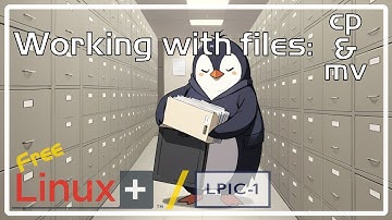 Free Linux+/LPIC-1 - cp & mv commands - Module 3.15 - Full Free Training Course