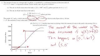 2007 AP Calculus AB FRQ #2 - Rate