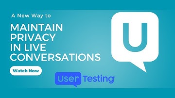 Increase Privacy in UserTesting Live Conversations