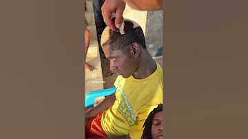 He Cut His Hair With A Blade Viral Share 
