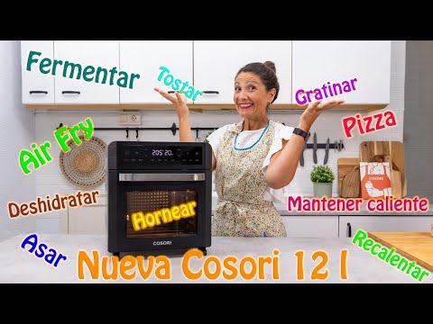 Cosori horno freidora de aire 12 L: imagen del vídeo de La Cocina de Inma López