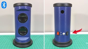 DIY Solar Bluetooth Speaker - How To Make Bluetooth Speaker Using PVC Pipe