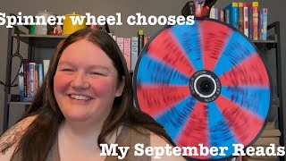 🎡 Spinner Wheel Chooses My September TBR! | Random Book Picks 📚✨