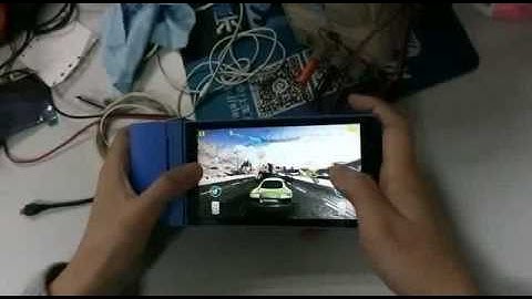 Android All in one POS TPS900 running asphalt 8 clip