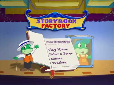 LeapFrog Learn To Read At The Storybook Factory 2005 DVD Main Menu