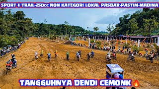 Dendi Cemonk 193 Raih Podium 1Sport Trail - 250 Cc Non Kategori Lokal Pasbar-Pastim-Madina
