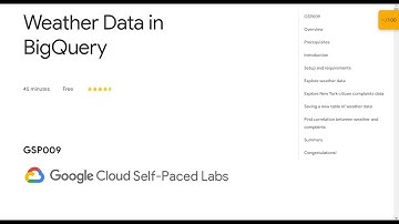 Weather Data in BigQuery
