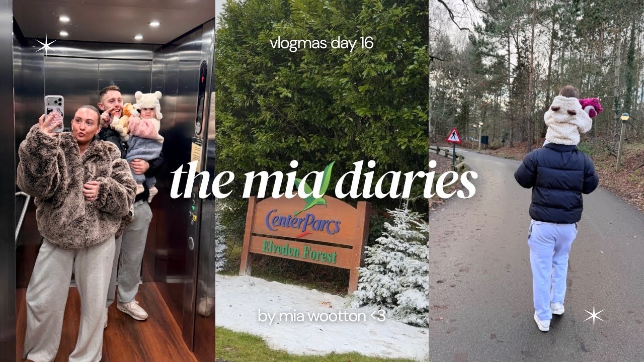 VLOGMAS 16: centre parcs arrival + first day fun 🎄