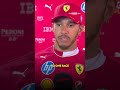 "Let's talk at the end of my career" Lewis Hamilton defiant after challenging start with Ferrari 🐎🔴