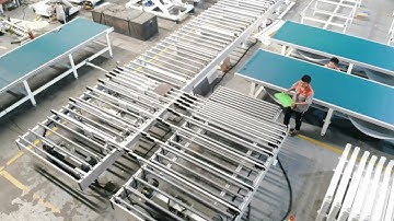 Roller-type Returning Conveyor Line for Edgebanding Machine for wooden door