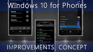 Windows 10 for Phones CONCEPT: Menu/Navigation Buttons at the bottom | Concept #7