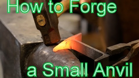 Making a Small Anvil -How to Make an Anvil from I-beam