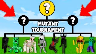 ULTIMATE TITAN TOURNAMENT in Minecraft! GIANT ENDERMAN, GOLEM, ZOMBIE MUTANT MOBS!  MINECRAFT BATTLE