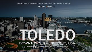 TOLEDO, OHIO, USA, 4K UHD Drone Video &  Photo slide show