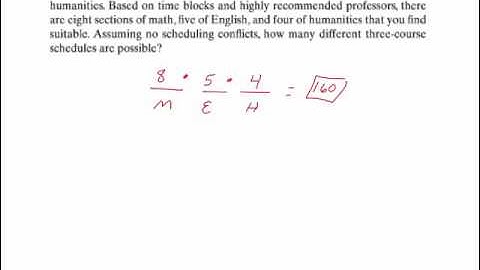 MGF 2106 SECTION11.1 FUNDAMENTAL COUNTING PRINCIPLE