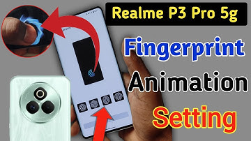 Realme P3 Pro 5g Fingerprint animation kaise lagaye / fingerprint animation setting in Realme P3 Pro