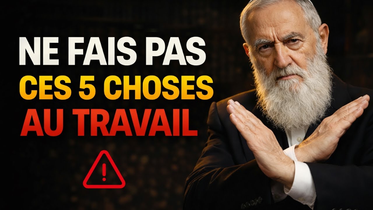 5 Choses A Ne Jamais Faire Au Travail – Secrets Juifs