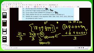 Try These Questions from Divisibility
