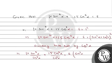 If \( 10 \sin ^{4} \alpha+15 \cos ^{4} \alpha=6 \), then \( 27 \operatorname{cosec}^{6} \alpha+8...