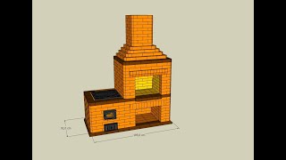 Мангал с плитой 7.5 на 3.5 кирпича by Михаил Корошкевич - Порядовки печей! 27,945 views 10 months ago 7 minutes, 34 seconds