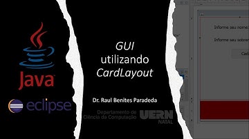 Criação de telas utilizando CardLayout em Java e Eclipse