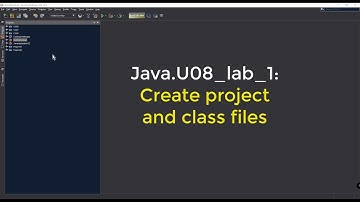 Java U08 lab 1: Project & Class