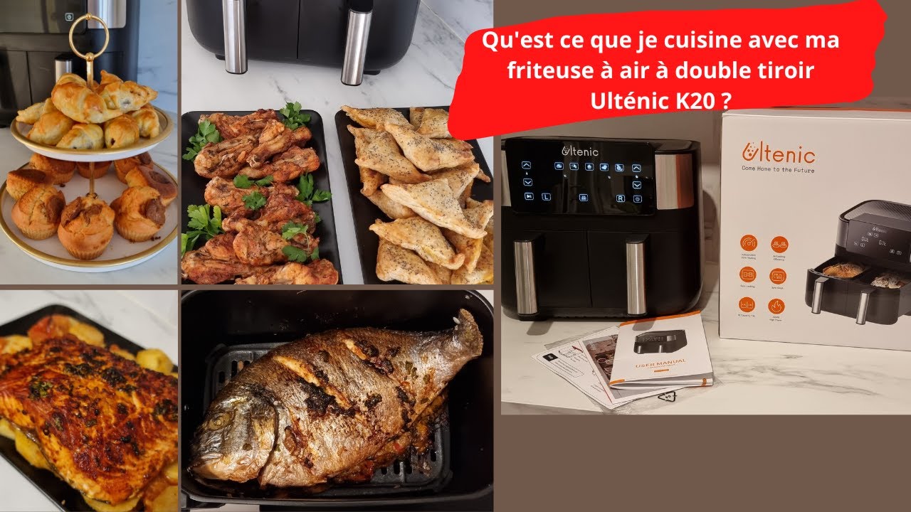 Ultenic K20 Avis » Friteuse Sans Huile à Double Compartiment