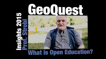What is the relevance of Open Education in Geoinformatics?