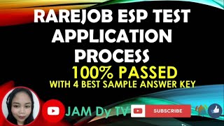 RAREJOB Actual EPT TEST Q&A key 100%PASSED - ESL TEACHER