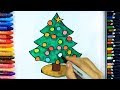 Bella Disegni Da Colorare Albero Di Natale Per Bambini Merry Christmas