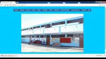 SISTEMA NOTAS  PHP  CON MYSQL
