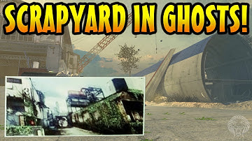 COD Ghosts: MW2 Scrapyard In Onslaught DLC As Ignition! Side By Side Comparison (Call Of Duty Ghost)