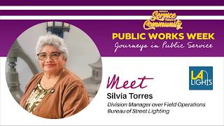 Public Works Week 2026: Meet Silvia with our Bureau of Street Lighting