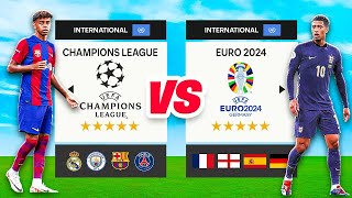 CHAMPIONS LEAGUE 2024 VS EURO 2024! 🤩