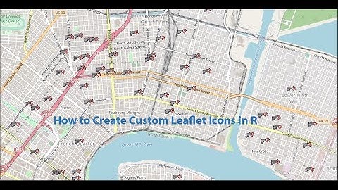 How to Create Web Icons in Leaflet using R
