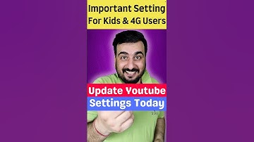 YouTube Important Settings abhi change karo | Data Safety #google #youtube #settings #ad #tips