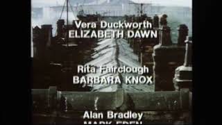 Coronation Street - Unusual End Credits Theme 4 April 1988