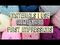 MATERIALS I USE - ALIZE YARN REVIEW [CC] || Friendship Bracelets